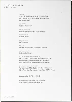 Back cover of zweikommasieben #3